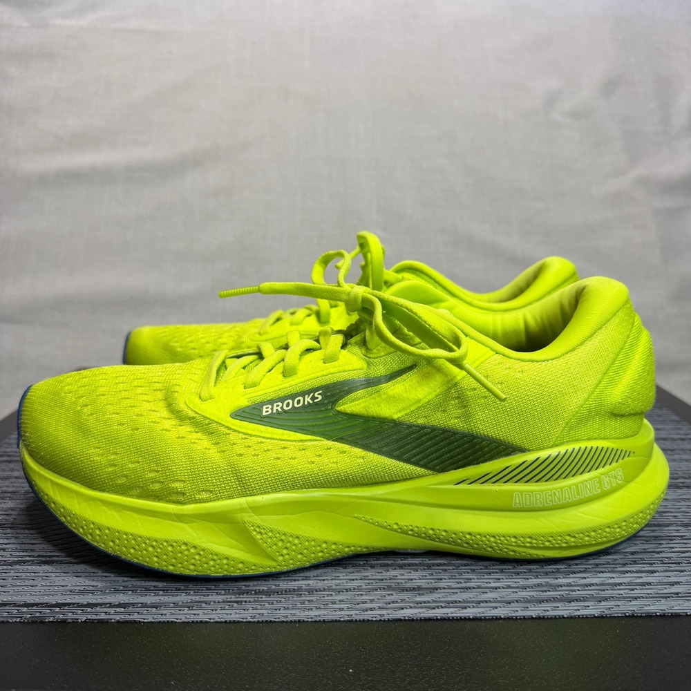Brooks Adrenaline GTS 24 Running Shoes - Mens 7.5 - Lime Green 1104371D336